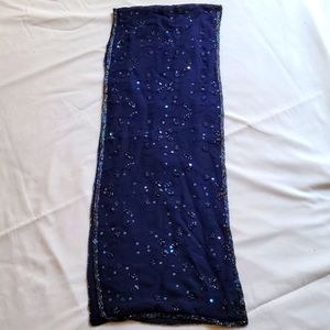 Silk beaded scarf/wrap